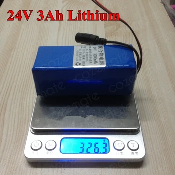 Lithiová Baterie 24v Dobíjecí 3000mah 24V 3AH Li-Polymerová Bateria pro Potrubí Robot Reproduktor Pedikúra Postele Nástroj Monitor