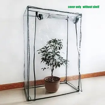 100x 50 X150cm PE Skleníkových Pokrytí Domácí Rostliny Skleníkové Vodotěsný Zahradní Stan Kryt (Bez Železa Stojan)