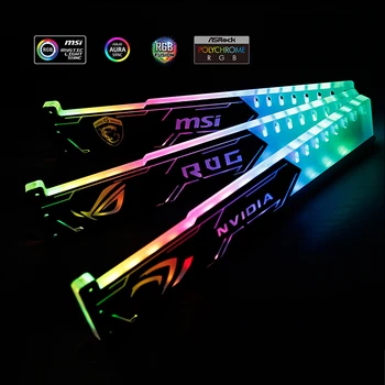 GPU Držáku 5V 3PIN-RGB Osvětlení Grafická Karta Podporu Případě základní desky ASUS SYNC Frame NVIDIA ROG ASUS Gigabyte Volitelné