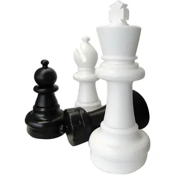 Obří šachové figurky 63 cm. Obří šachy výška Krále 63 cm. Tento obří hra je doporučena pro venkovní použití