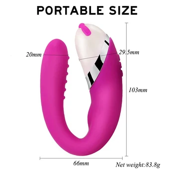 Loaey 12 Rychlost G-Spot Vibrátor, Dobíjecí Luxusní Masážní Silikonový Vibrace Na Klitoris Stimulace, Vodotěsné Dospělý Sex Hračka Pro Ženy