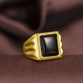 2019 Hot Prodej Ambice Muži Prsteny Šperky Vietnamu Aluviální Zlato Nastavitelné Prsteny pro Muže