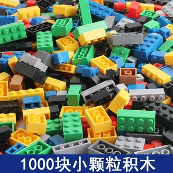 1000KS Děti DIY Různé Hromadné Kompatibilní s Lego Kompletace Stavební Bloky Montáž Částice Blok Hračky