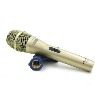 Profesionální KSM9 Dynamický Drátový Mikrofon KSM9C Mikrofon s ON/OFF Přepínač Pro Výkon Živé Vokály, Karaoke Podcast Stage Studio