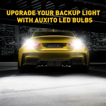 AUXITO 2ks T15 W16W LED Canbus Žárovky OBC bez Chyb Auto Backup Reverzní Světla 921 912 T16 LED Žárovka, Auto Reverzní Lampa Bílá 6000K