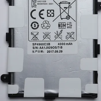 SAMSUNG SP4960C3B Pro Samsung GALAXY Tab 7.0 Plus P3100 P3110 P6200 P6210 Originální Náhradní Tabletu, Baterie 4000mAh