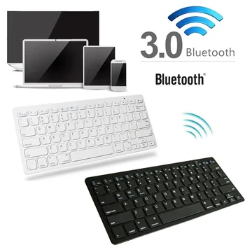 2.4 G Ultra Tenká Bezdrátová Bluetooth Klávesnice Mini Klávesnice, 78 Kláves pro Mac/Iphone/Ipad pro Windows/Android/IOS Notebook PC Keycaps