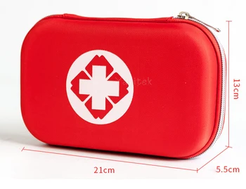 18 Předměty/44pcs Přenosný Cestovní Domácnosti Survival Kit Multi-Vrstva EVA, První Pomoc Kit Venkovní Auto Nouzové Kit Bag