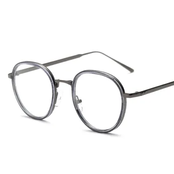 Ročník Transparentní Brýle Muži Ženy Retro Kolo Brýle Rám Optické Krátkozrakost Brýlových Obrub Jasné, Brýle, Brýle Oculos