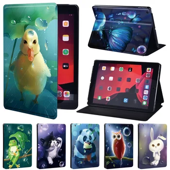 Zvíře Sérii Tablet Pouzdro pro Apple IPad 5/6/7/8 / IPad 2/3/4/ Mini 1 2 3 4 5 Ochranné Pouzdro + Stylus Zdarma