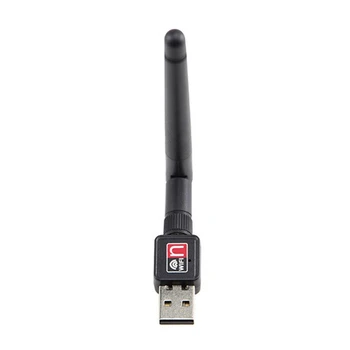 USB2.0 Wifi Dongle Adaptér Karty Mini 600Mbps 5 DB Antény Bezdrátové Sítě LAN Karta, WiFi Přijímač pro Notebook PC