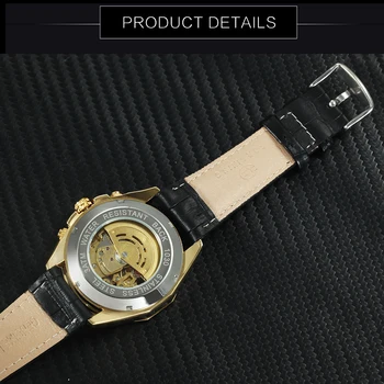 FORSINING Zlaté Hodinky Muži Luxusní Mechanické Hodinky Pánské Skeleton Hodinky Dropshipping 2020 nejprodávanější Produkty часы мужские