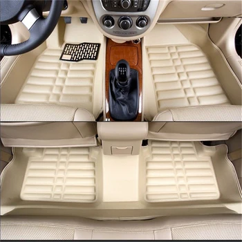 3D Auto Podlahové rohože Pro Skoda Octavia (2007-2019) 2008-15-16-17-2018 Custom-made Auto Internail Auto, Noha mat Auto Styling Protector