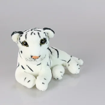 Nová hračka, krásné kreslené ležící tygr plyšová hračka měkké bavlny panenka dětská hračka dárek k Vánocům b1288