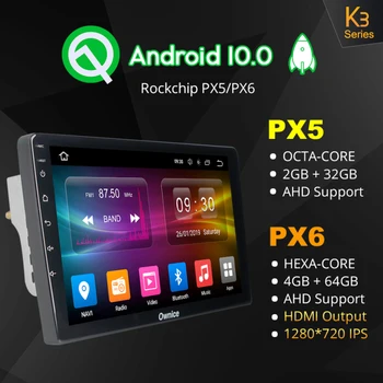 Ownice Android 10.0 6G+128 G pro KIA Sportage 3 4 2010 - Auto DVD Rádio 2din Navi GPS Přehrávač DSP 4G LTE SPDIF 1280*720 BT 5.0