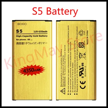 Vysoká Kapacita Zlatá EB-BG900BBC EB-BG900BBE pro Samsung S5 Baterie pro Galaxy S5 G9006 i9600 baterie bateria S5