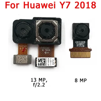 Originální Přední Zadní Zadní Kamera Pro Huawei Y7 Pro 2018 2019 Hlavní Čelí Fotoaparát Modul Flex Náhradní Náhradní Díly