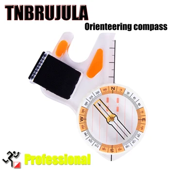 Palec pro orientační běh kompas venkovní směrová kompas Profesionální sportovní kompas Orientační mapa, kompas