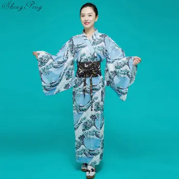Tradiční japonská kimona japonské oblečení kimono eleganci ženy haori obi gejša, kimono, yukata roucho V1466