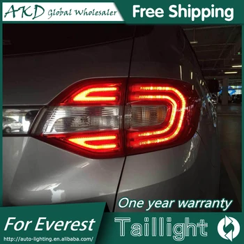 AKD Auto ranger zadní světla Pro Ford Everest-2018 zadní Světla LED DRL svícení Mlhové světla angel eyes Zadní parkovací