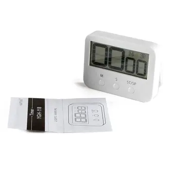 LCD Digitální Velkou Kuchyň Vaření Časovač Count-Down Up Hodiny Hlasitý Alarm Magnetické