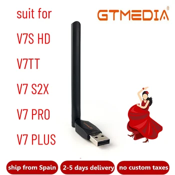 Gtmedia 2.4 GHz Usb Wifi Dongle Anténa Pro GTMEDIA V7 PRO V7 TT V7 S2X Plus V7 V7S Hd Satelitní Přijímač, Wifi, Lan, Wifi Adaptér