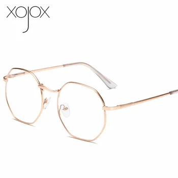 XojoX -1.0 -1.5 -2 -2.5 -3 -3.5 -4 Skončil Krátkozrakost Brýle Ženy Muži Módní Kovové Polygon Krátký pohled Brýle pro Unisex