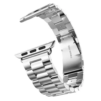 Vysoce Kvalitní Odkaz spony 316L Nerezové Oceli Watchband Náramek Náhradní Řemínek Pro Apple Watch 38/42/40/44mm Série 5 4 3 2