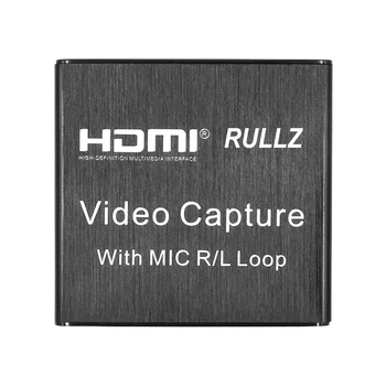 USB 2.0 4K HDMI Video zachytávací Karty Mic In, Audio Out, TV, Smyčka HD 1080p Game Capture Card Live Streaming Box Video Nahrávání Desky