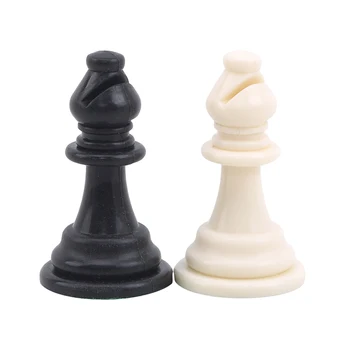 32pcs Šachové Figurky/Plastové Šachy Magnetické Mezinárodní Slovo Šachy Zábava Black&White