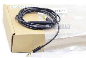 BGWORLD Náhradní audio kabel s dálkovým ovládáním pro Skullcandy Crusher / Letec sluchátka headset sluchátka kabely