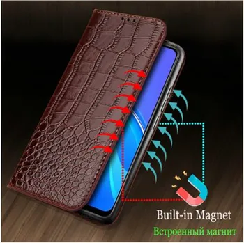 Magnetické Pouzdro na telefon Pro Umidigi A7 Pro Případ Krokodýlí textury kůže flip Pouzdro Pro Umidigi A9 Pro Peněženku, Pouzdro
