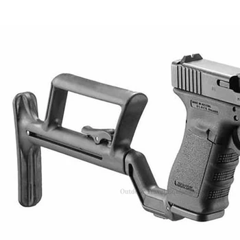 Eotech Pomocný Adaptér Taktické Glock Airsoft Zbraň Podpora Buttstock, aby Karabina Pro Glock G17 G18 G19 G22 G34 Černá Barva Tan