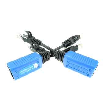 2ks/1pár RJ45 splitter combiner uPOE kabel ,dvě POE kamery použijte jednu net kabel, POE Adaptér Kabelu, Konektory, Pasivní Napájecí Kabel