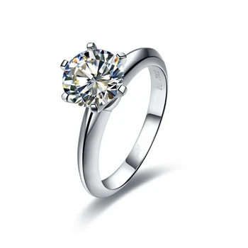 Úžasné! 2 Ct, SONA Pletí prsten ,stříbro zásnubní prsten pro ženy,Velkoobchod, Pokles Lodní dopravy