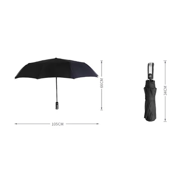 BLA INS Čisté Obchodní Hvězdičkový Uvnitř Automatický Deštník Ženy, Muži UV Nepromokavé Deštník Slunečník Déšť, Slunce, Světla, Deštníky YD200294