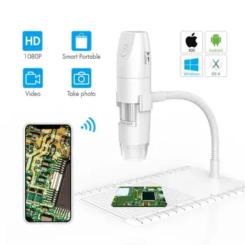 Bezdrátový Digitální Mikroskop s USB WiFi Flexibilní Rameno Pozorování Stojan pro iPhone Android PC