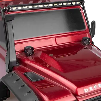 2ks Vysoce Kvalitní RC Model Hračky, Čtvercové LED Reflektory pro 1/10 RC Crawler Auto Traxxas TRX4 TRX6 SCX10 RC4WD D90 TF2