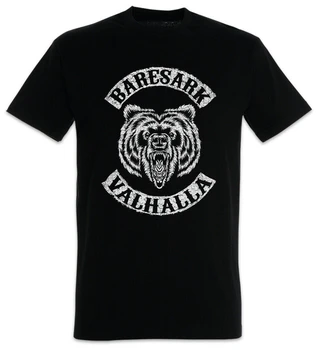 Baresark Ii T-Shirt Viking Vikingové Norštiny Odin, Thor Seveřané Valhalla Valhall Plus Velikost Tee Shirt