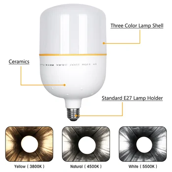 2-Barevná Teplota Fotografování Osvětlení LED Žárovky Vysoké Světlé 135 Watt E27 Základnu Pro Fotografické Foto Video Studio