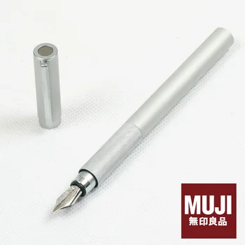 Japonsko je původní Muji vysoce kvalitní hliníkové krátké kapsy plnicí pero gelové pero inkoust doprava ZDARMA