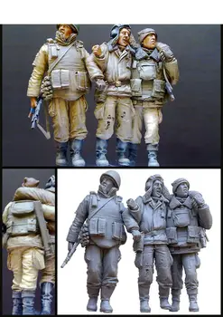 [tuskmodel] 1 35 scale resin model kit tank crewModern ruští Vojáci model postavy
