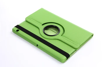 Rotační 360 Stupeň Rotující Litchi Folio Stand Kožené Kryt Funda Pouzdro Pro Huawei MediaPad T3 10 AGS-W09 AGS-L09 AGS-L03 Tablet