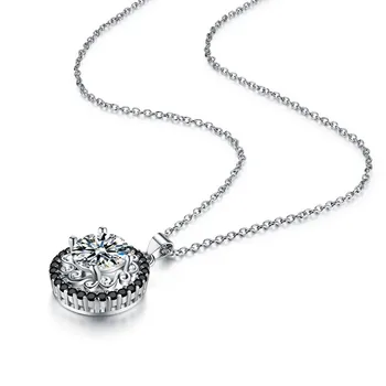 SODROV Romantické Květinové Dorazí 925 Sterling Silver Jemné Šperky, Módní Zapojení náhrdelníky & přívěsky pro Ženy P113