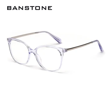 BANSTONE TR90 Žen Brýle Rám Transparentní Podívaná Rám Krátkozrakost Optické Ženy Brýle Rám Brýlí Bez Míry