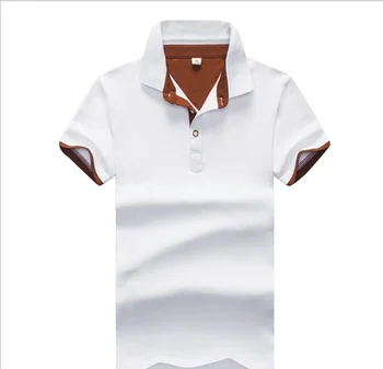 -Krátký rukáv t-shirt pánské ležérní jednoduché stlačena tričko půl rukávy oblečení 2328