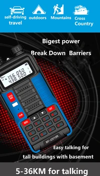 Baofeng UV10R Profesionální obousměrné Rádiové Dlouhé vzdálenosti 30km Walkie Talkie Dual Band CB Ham Radio HF Vysílač VHF UHF USB UV-10R