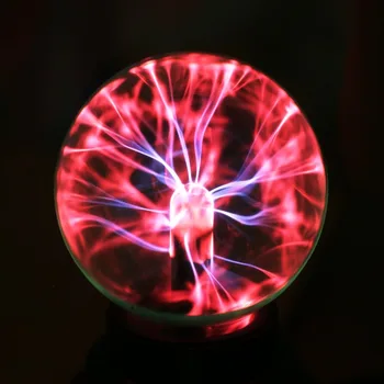 Hot 3 palcový USB Plazmové Koule Elektrostatické Oblasti Světla Kouzelná Lampa Crystal ball Desktop Globe Notebooku Světlo Lampa Vánoční Večírek
