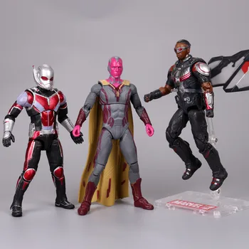 Iron Man, Kapitán Amerika, Black Panther Winter Soldier, Ant-Man Sokol Scarlet Witch Vidění Hawkeye Akční Obrázek Model Hračky