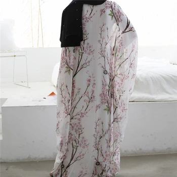 Motýl Abaya Mujer Dubaj Kaftan Kimono Cardigan Hidžáb Muslimské Šaty Ramadán Eid Mubarak Turecké Islámské Oblečení Pro Ženy